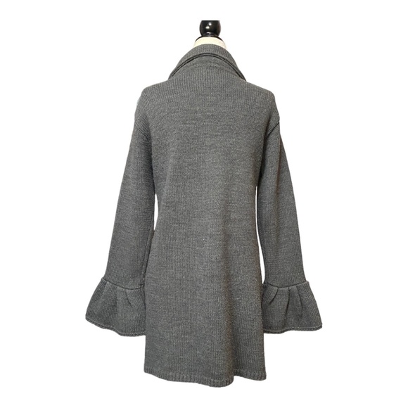 Vintage wool blend sweater/jacket. Bell sleeves. Made in Italy. **S/M** - Picture 2 of 16